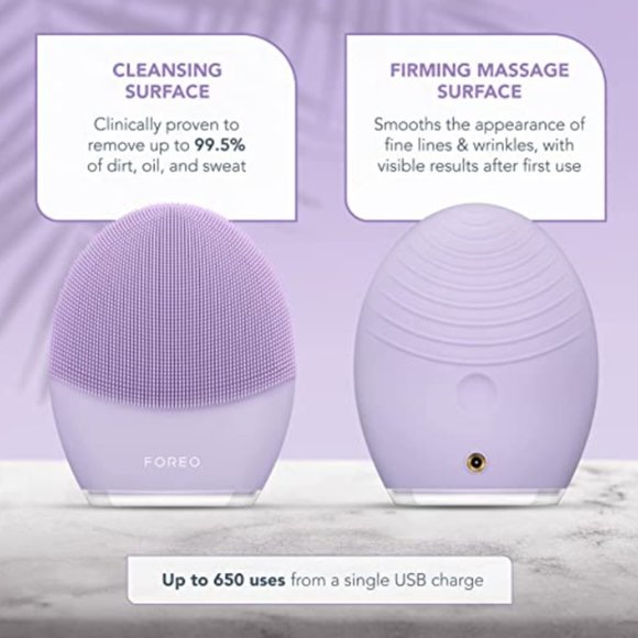 FOREO LUNA 3 - TSONIC FACIAL MASSAGER / CLEANSER - COMBO SKIN - BLUE - Picture 3 of 3